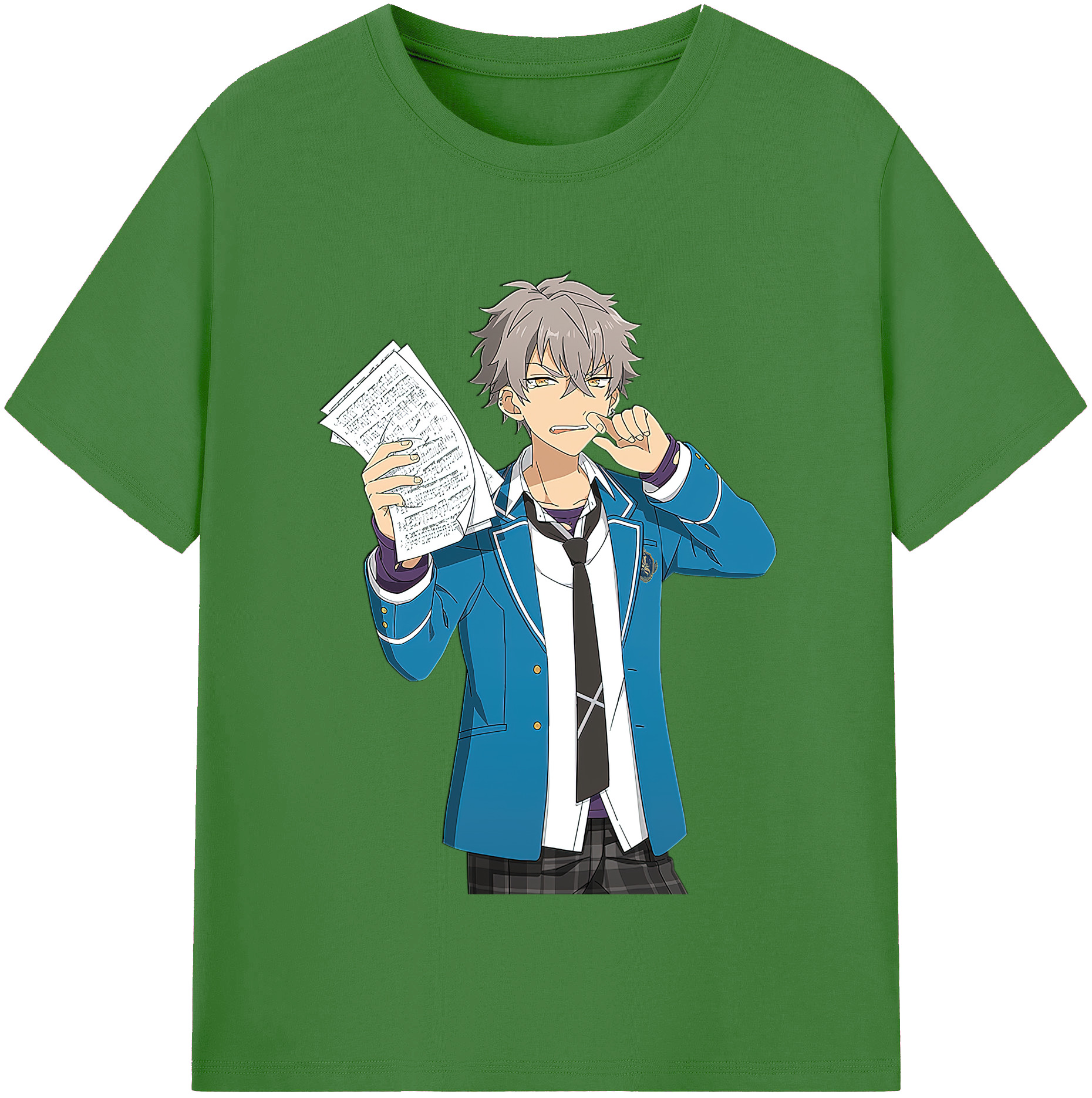 （画像用） あんさんぶるスターズ! Ensemble Stars レディースカジュアルプリントTシャツ（綿100％）